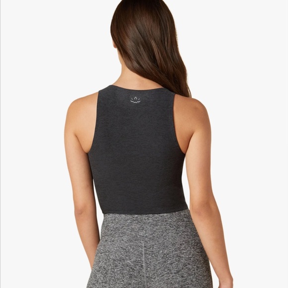 Spacedye Square Neck Cropped Tank - Picture 2 of 5